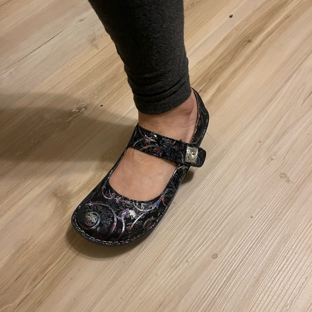Alegria PAL-539 PG Lite Paloma Mary
Janes Iridescent Black Leather EU 37/
US 7.5 - Picture 2 of 13